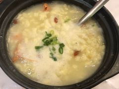 鲜虾疙瘩汤-蓝珊甄选海鲜自助·火锅大排档(近阿那亚店)