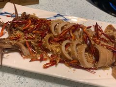 蒜香鱿鱼-烹然四季椰子鸡火锅(团结湖总店)