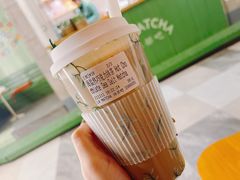 海盐热巧克力抹茶-LA MATCHA抹茶吧(进贤路店)