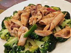 西兰花炒鱿鱼-胜记菜馆(文明路)