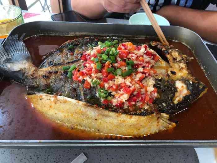 鱼符·青花椒烤鱼(滨海万达店)-"[薄荷]环境:万达4层,还是挺好找的.