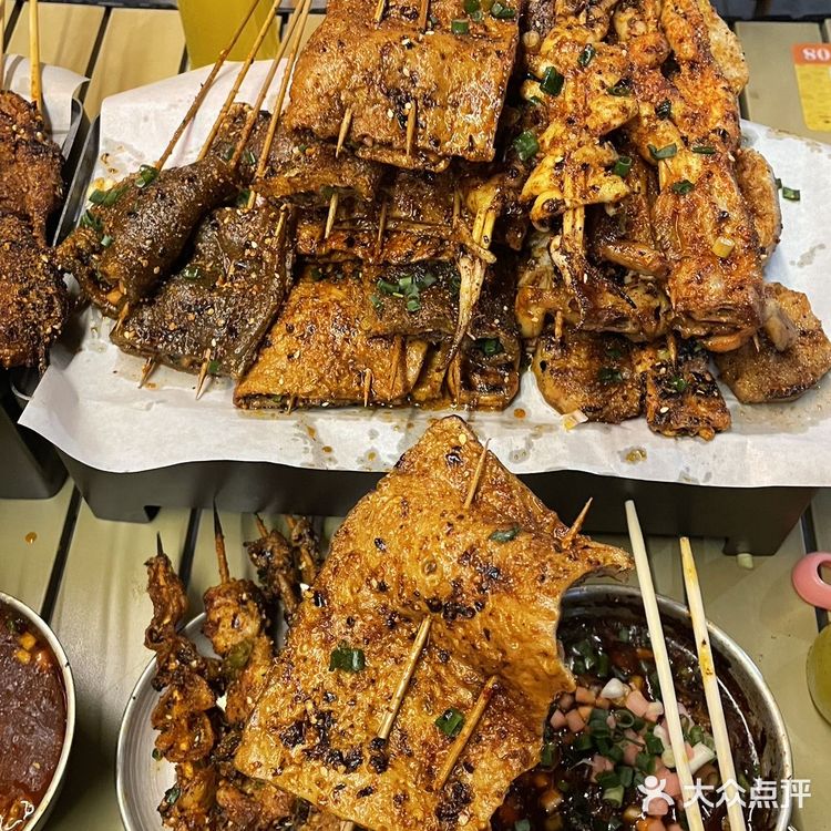 重庆，好吃的烧烤店总是默默无闻。。。。