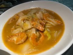 大虾烧白菜-云海肴云南菜·蒸汽石锅鱼(青岛万象城店)