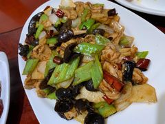 辣大肠-晚归月亮湾私家菜(临邑路店)