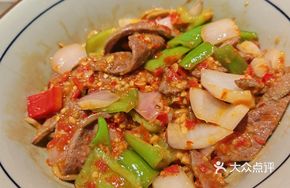 Garlic Chopped Chili Pork Liver Noodles