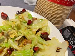 炝炒手撕莲花白-老屋川菜·水煮鱼(龙湖亦庄天街店)