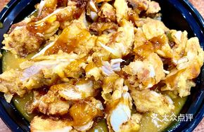 Curry Chicken and Fried Chicken Rice Combo