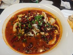 炝锅辣黑鱼片-老牌坊鲁菜名店(聊城美食岛店)
