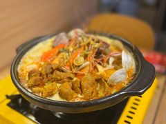 海鲜鸡肉叻沙煲-星椰叻沙·椰浆鲜虾面(江南西店)