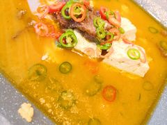 青椒豆花牛肉-有红鸡毛店·川菜(建设路店)