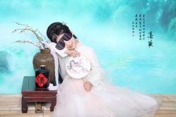 点击看大图 -后宫·古装汉服京剧儿童亲子全家福摄影