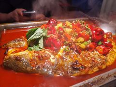 -探鱼·鲜青椒爽麻烤鱼(番禺万达店)