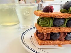 抹茶巧克力拿破仑-私人做法(苹果社区店)