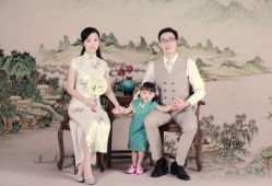 -时光纪亲子全家福照相馆(静安店母女写真父母纪念照)