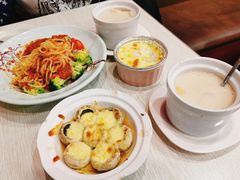 鸡茸蘑菇汤-蘑菇餐厅(小火瓦巷店)
