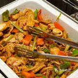 28的素食自助，汉堡包是怎么做的