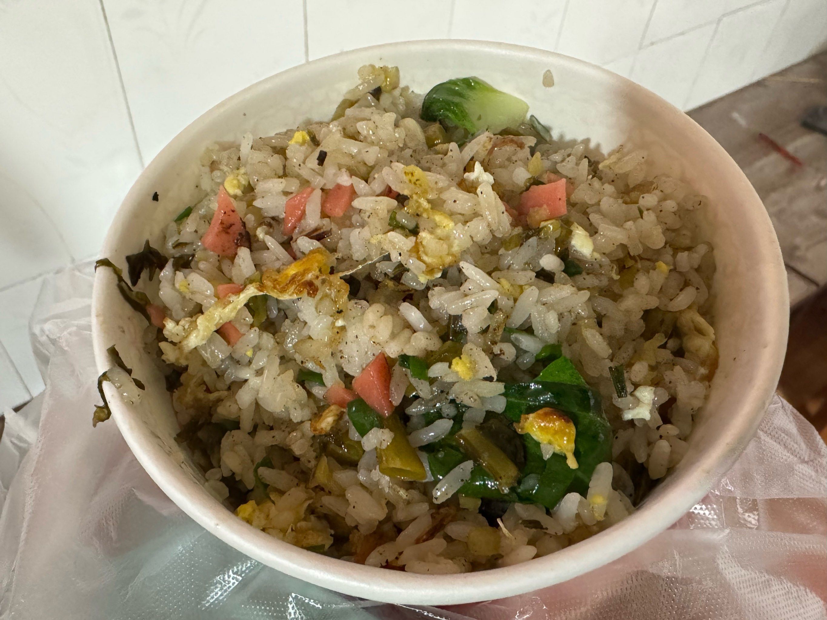 小雷炒花饭,吃了!