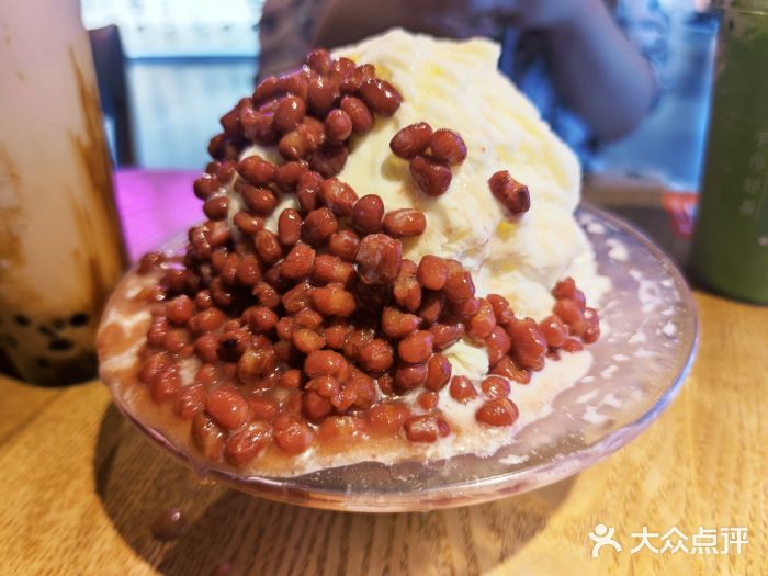 工长乐奶茶店·绵绵冰·鸡蛋仔(合生汇购物中心店)牛奶绵绵冰图片