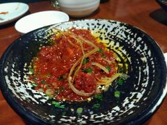 生拌牛肉-牛玄庵日式寿喜烧·料理店(新源里店)