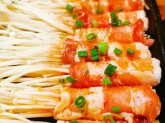 金针菇肉卷-九田家黑牛烤肉料理(三墩店)