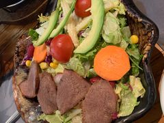 牛舌沙拉-黑牛の店·和牛烧肉(大悦城店)