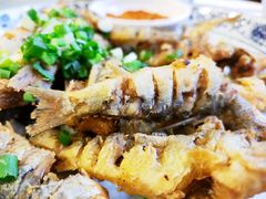 干炸墨线鱼-高坎一品甲鱼庄(两河店)