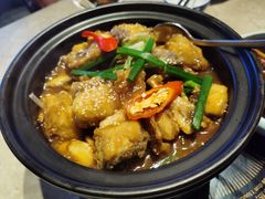 葱烧深海鱼煲-五姊妹海鲜(火车站店)