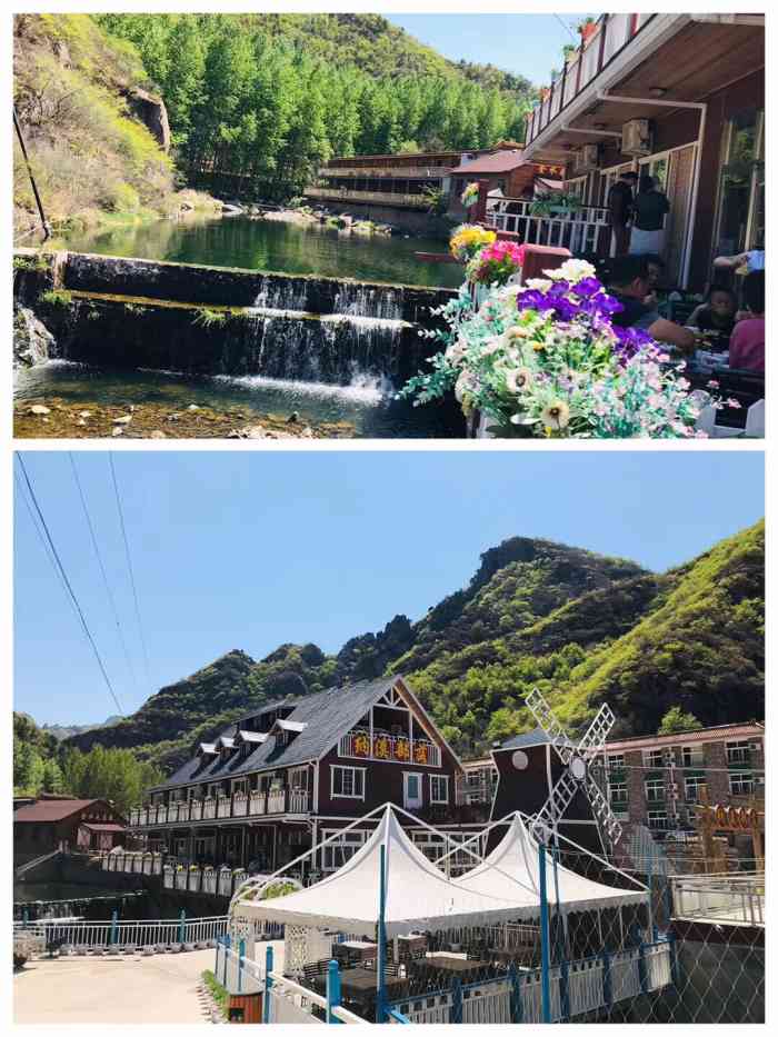 北京密云纳溪部落木屋度假村-"客栈临水,每个木屋都特别干净,我们是三