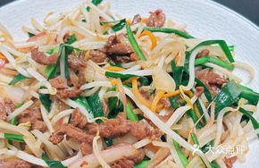Beef and Bean Sprouts