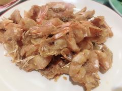 咸蛋黄焗九节虾-盛港湾海鲜食府(黄沙店)