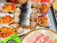 -围炉肉舍•炭烤活鳗•丹东海鲜烤肉(步行街店)