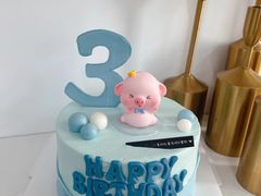 -卡比儿童蛋糕·心意定制·低脂零卡糖动物奶油FancyBALLOON(滨海店)