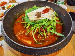 泡菜饼-喇喇排骨火锅·传统韩式脊骨汤(望京西园总店)