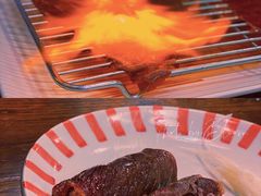 铺天盖地顶级澳牛肉火焰寿司-仙隐小鹿中華の日料(正弘城店)