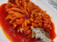 松鼠鲑鱼-刘胖子家常菜·蹄花焖藕(中南店)
