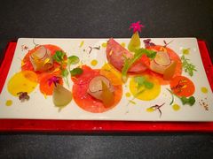 红萝卜配酸橘汁腌鱼片-LA TABLE de Joël Robuchon Restaurant