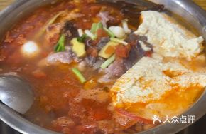 Tomato Meat Tofu Pudding