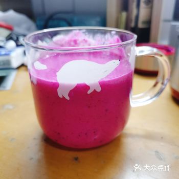 限电宿舍也能做的火龙果酸奶