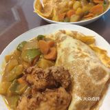炸鸡咖喱土豆