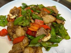 辣椒炒肉-祝家饺子馆