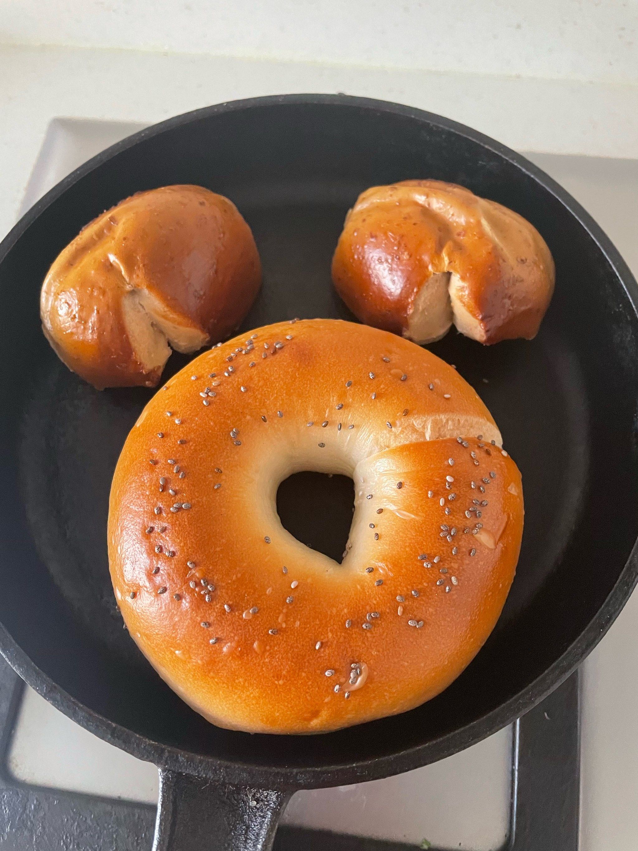 圈圈圆圆的圆面包!