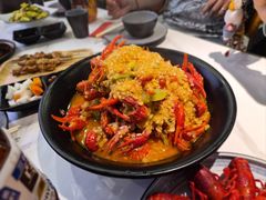 金牌蒜泥龙虾-钳小柒·小龙虾蓝龙王烧烤夜宵(长寿路店)