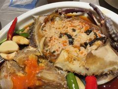 草家招牌酱油蟹-草家酱蟹炭火烤肉店(珲春南路一店)