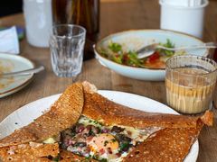 鸡蛋蘑菇熏肉荞麦可丽饼-RAC BAR(安福路店)