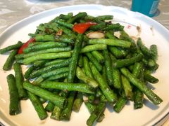 虾酱四季豆-越百海海鲜蒸锅(乐山店)
