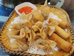 炸牛奶拼炸云吞-阿多私房菜(顺德店)