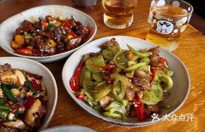 Green Tomato and Pork Belly Stir-fry