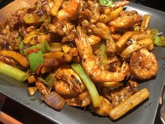 干锅牛蛙虾-炭舍干锅·烤鱼(扬名广场店)