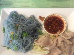 -蝶豆花蓝面条