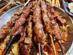碳烤红柳羊肉-新疆烧烤王(广灵店)